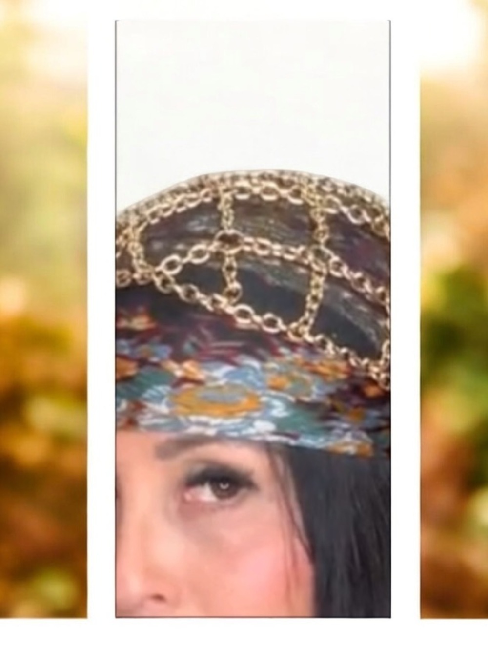 Free People Gold Lynks Head Chain NWT